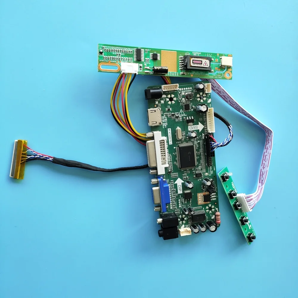 VGA HDMI DVI светодиодный ЖК дисплей LVDS комплект плата контроллера аудио М. NT68676 | Отзывы и видеообзор