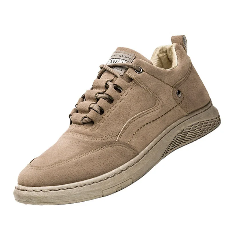 

New Winter Shoes Men's Fashion Leather Casual Shoes All-match Student Board Shoes Trend Men's Sports Outdoor Sneakers Lace-up