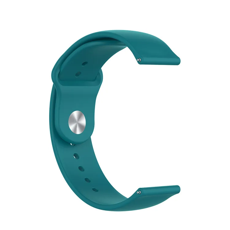 Official Green 18 мм 20 мм 22 мм силиконовый ремешок для huawei/Withings/samsung gear s3 Galaxy Watch 42 мм 46 мм/Amazfit Bip Smartwatch сменный ремешок - Цвет: Official Green