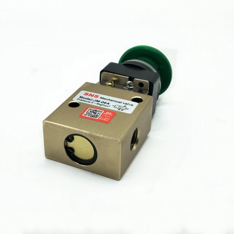 SNS JM-06A пружинный возвратный механический клапан 1/4 ''Пневматический