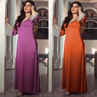md 2021 muslim fashion women elegant abaya satin long dress moroccan evening caftan djellaba woman eid mubarak islamic clothing