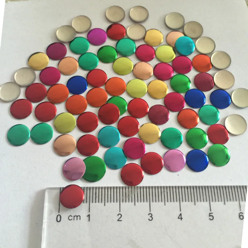 800 шт./лот 8*8 мм круглые красочные плоские металлические шпильки для утюга на