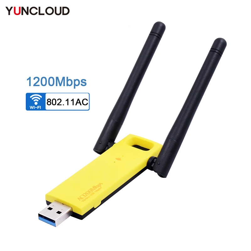 1200 Мбит/с беспроводной USB 3 0 Realtek RTL8812BU Wifi адаптер 2 4G 5 ГГц сетевой карточный ключ с