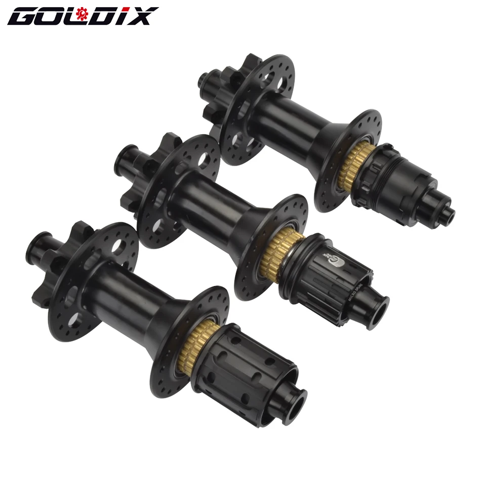 Ступица для горного велосипеда GOLDIX DT350 SWISS с храповым механизмом HG/XD/MS 141X10 148X12 32
