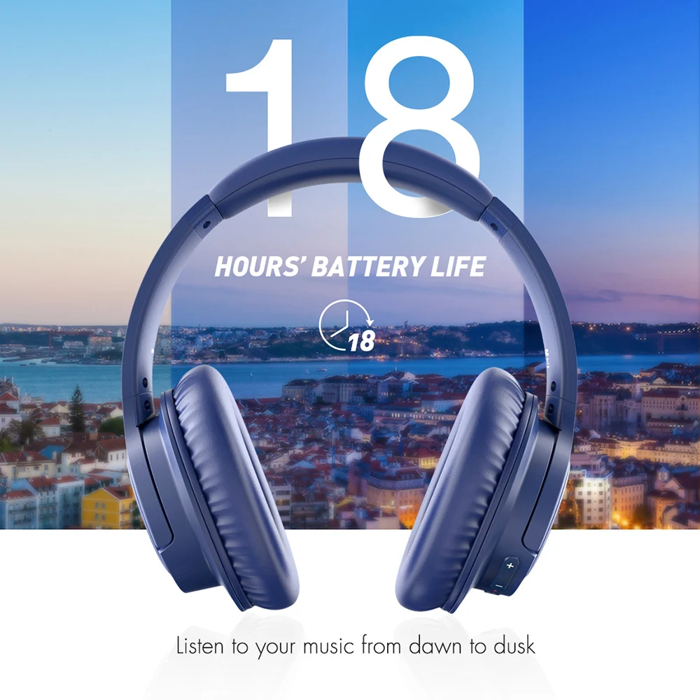 mpow h7 wireless headphones stereo bluetooth headphone wired wireless mode with microphone for tablet pc for xiaomi huawei ios free global shipping