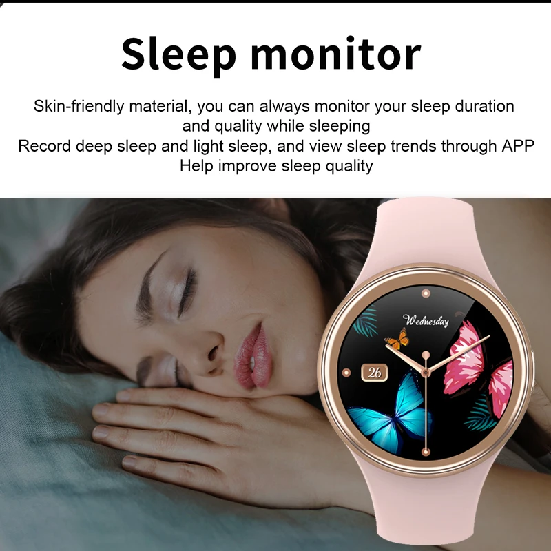 

2021 New Women smartwatch 3D full touch screen Smart Watch Heart rate Activity tracker Fitness watch For women men Android IOS