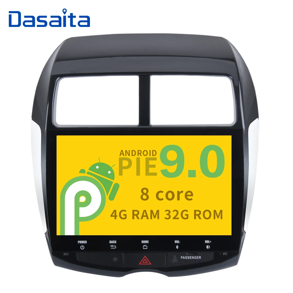 Автомагнитола 2 din Android 9 0 GPS навигатор для Mitsubishi ASX 2011 2012 дюйма HD цифровой емкостный