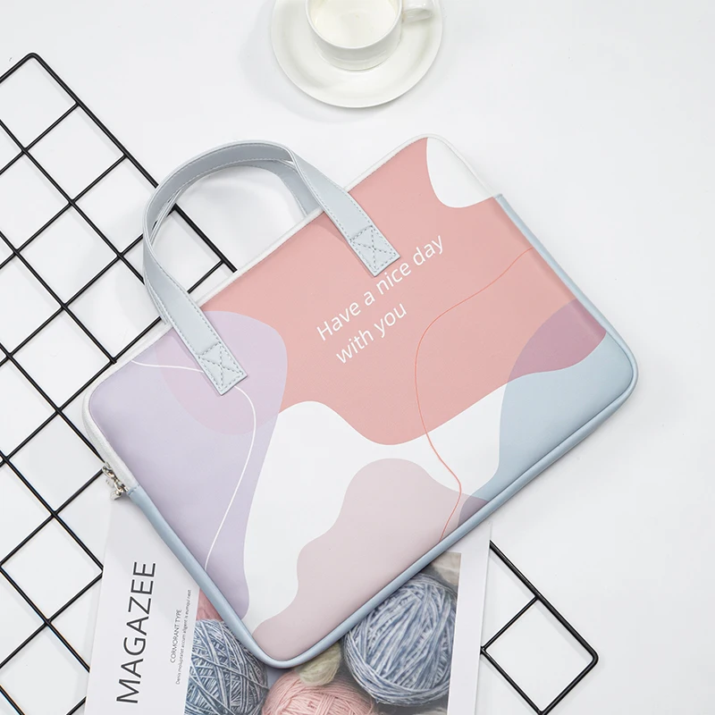 Laptop Bag for Macbook Air 13 case m1 A2337 A2179 2021 Apple mac book pro 16 14 inch Women Handbag ASUS Dell HP Briefcase 15.6 |