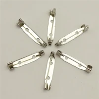 1000pcs 25mm safety lock back bar pin diy brooch base dual brooch back base with safety pin use for brooch and hair jewelry