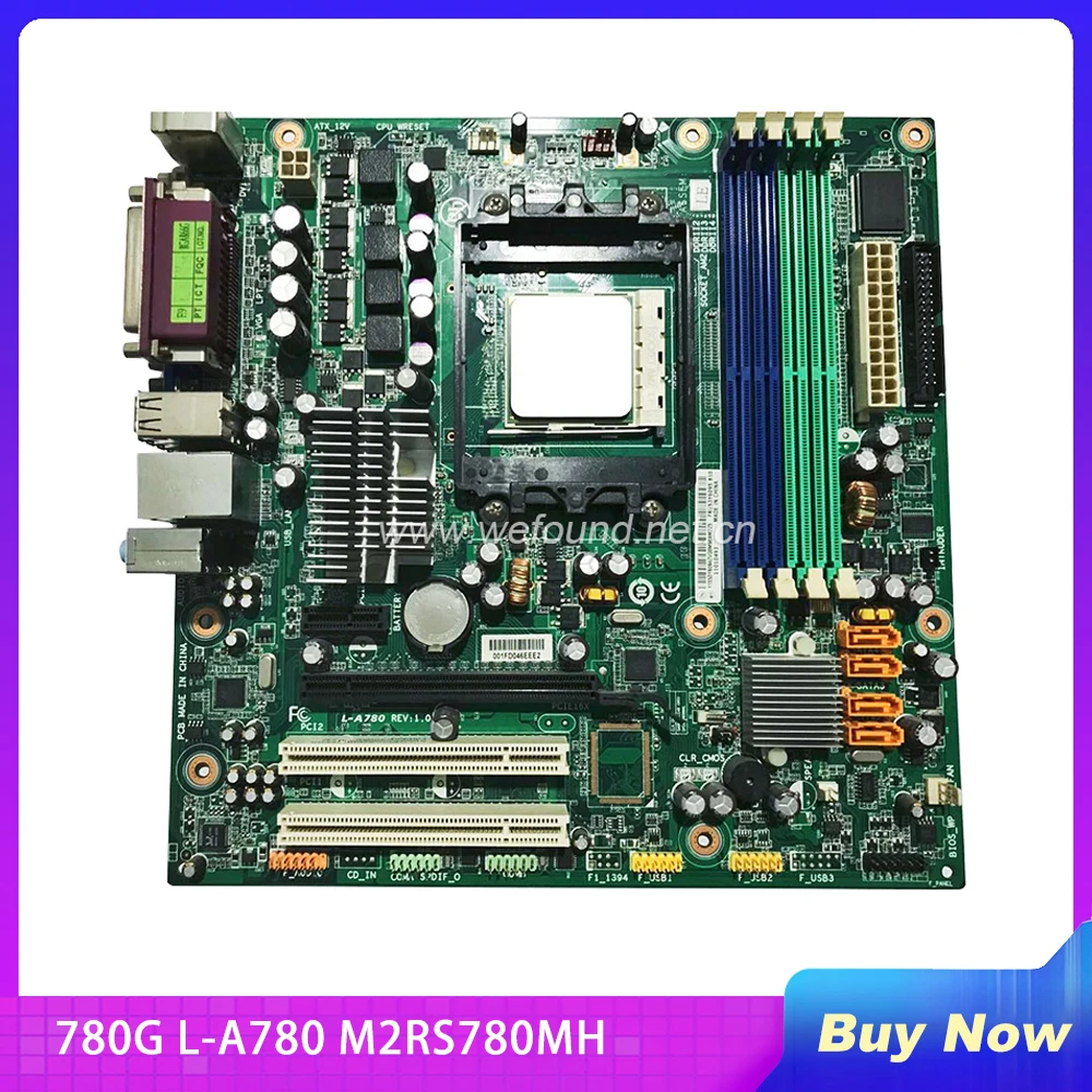 

100% Working Desktop Motherboard for 780G L-A780 M2RS780MH AM2 DDR2 System Board Fully Tested
