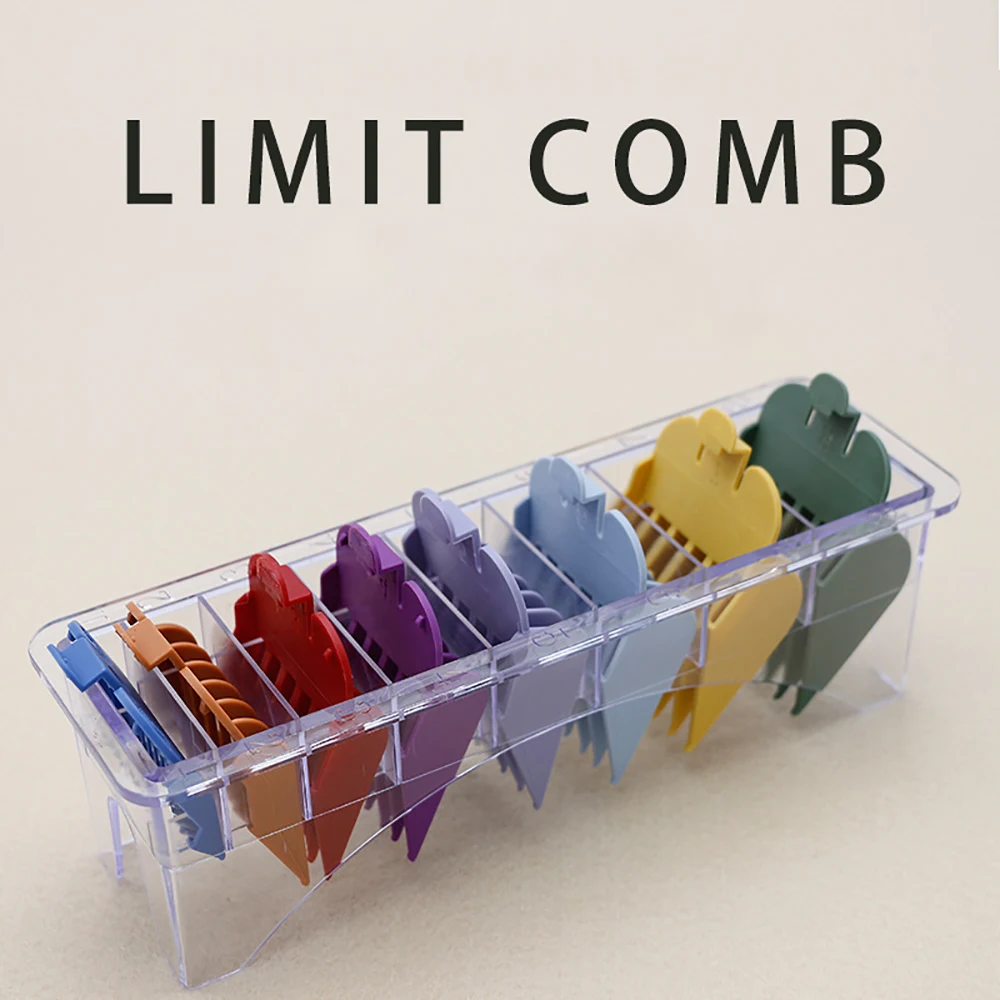 8 шт. машинка для стрижки волос ограниченная расческа наборы с коробкой хранения