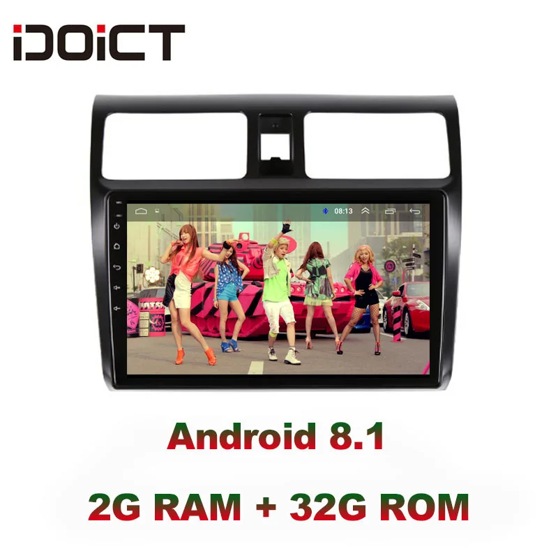 

8 ядерный автомобильный DVD-плеер IDOICT Android 8,1 IPS 2G + 32G GPS-навигация Мультимедиа для Suzuki Swift radio 2008-2015 автомобильная стереосистема