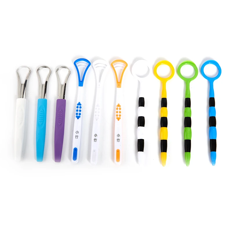 

1pcs Tongue Scraper Oral Cleaner Brush Fresh Breath Cleaning Coated Toothbrush Hygiene Care Tools Oral Hygiene