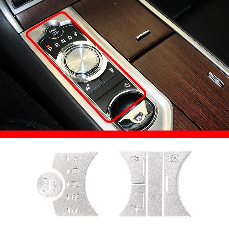 

Car Central Control Shift Button Decoration Sticker Central Control Button Cover for Jaguar XF 2012-2015