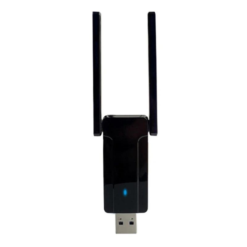 USB Wi-Fi адаптер для ПК беспроводной 3 0 2 4G/5 ГГц двухдиапазонный сетевой 5 дБи антенны