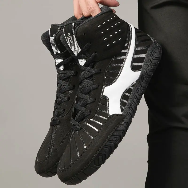 Новый профессиональный туфли для Реслинга Для мужчин светильник Вес боксерские