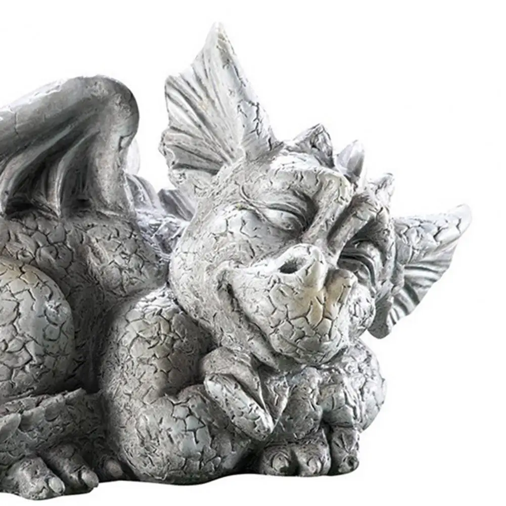 

Statue Model Multi-use Handmade Resin Garden Excellent Workmanship Dragon Statue Display for Yard Garden Home Decoration