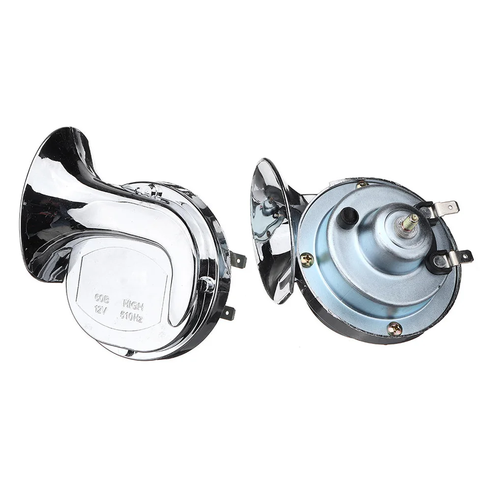 12 в 120 дБ автомобильный рожок для мотоцикла Универсальный хромированный