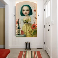 citon canvas art oil painting mark ryden%e3%80%8achristina ricci%e3%80%8bartwork poster picture modern wall decor home living room decoration