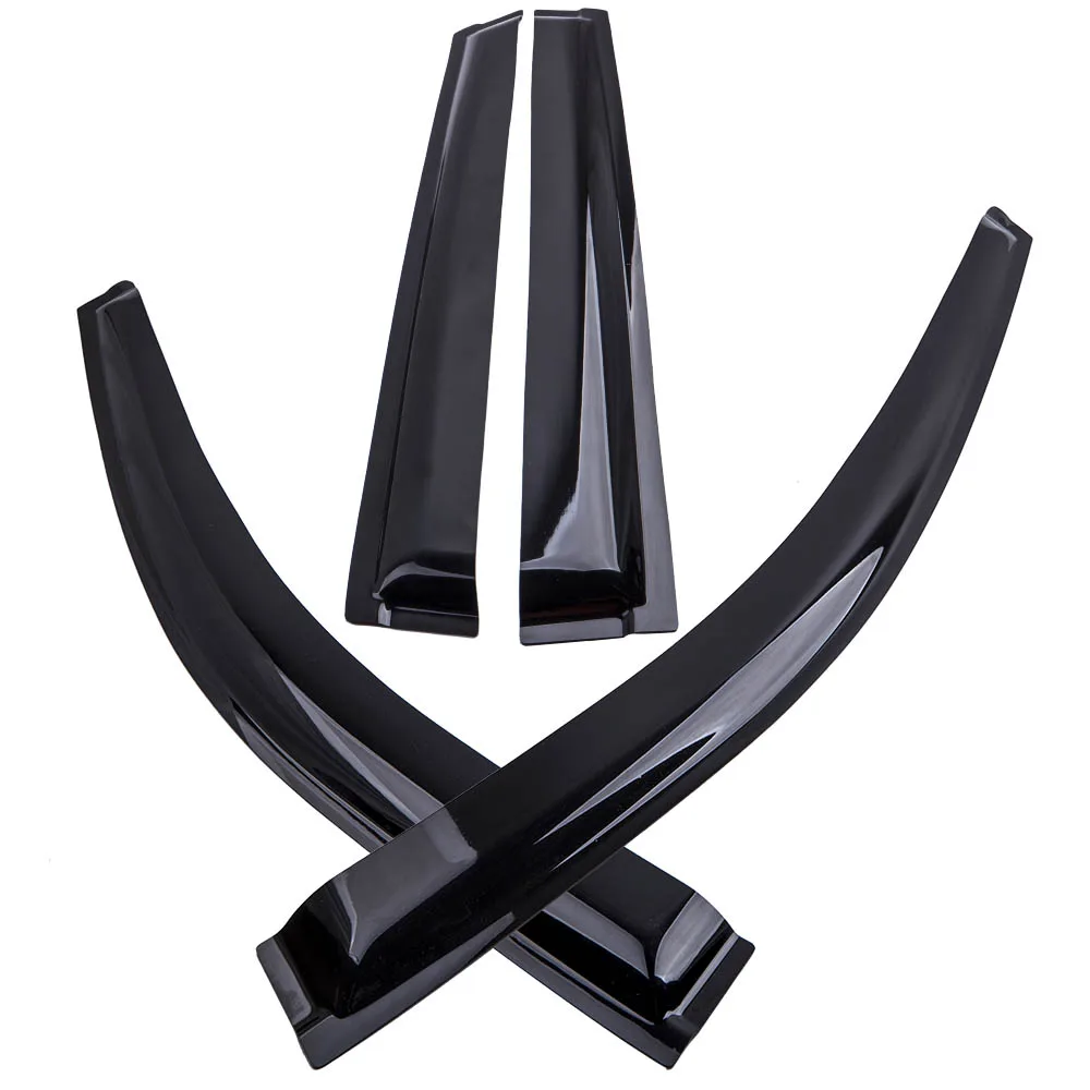 

Window Visor Vent Sun Shade Rain Guard Deflectors For Nissan Rogue 2014-2018 JDM Help Reduce Heat Buildup In The Parked Vehicles