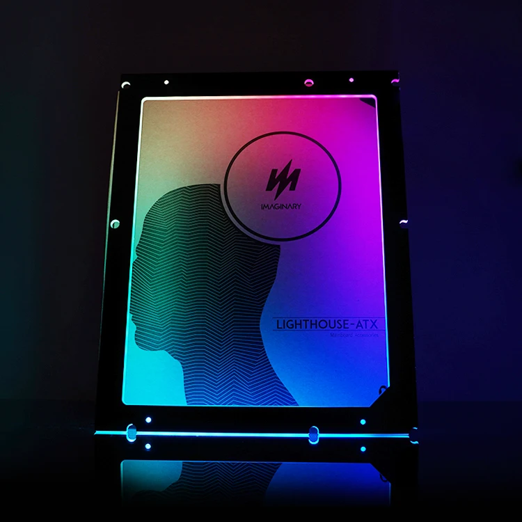 

ATX PC Case Professional Grade Motherboard Decoration Light Strip,Lighthouse Desktop ATX Motherboard Back Light ,5V 3Pin,AURA