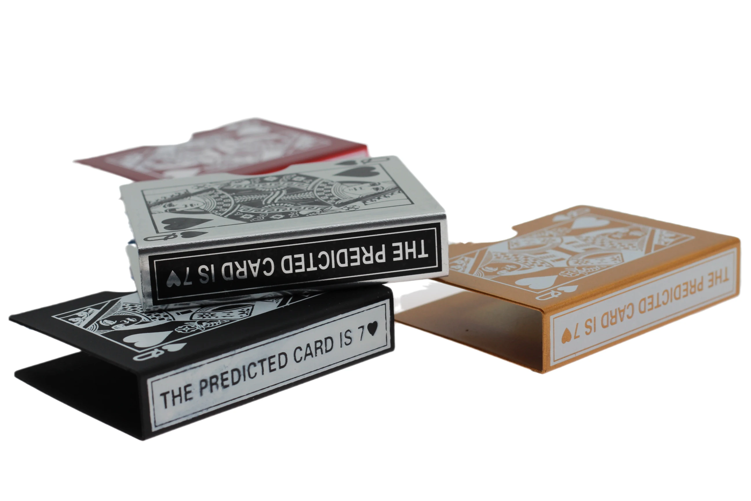 Металлический зажим для игральных карт держатель с различными узорами обеих