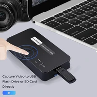 yh hd 1080p game capture card usb disksd card video capture support mic in with hdmi compatibleypbprav