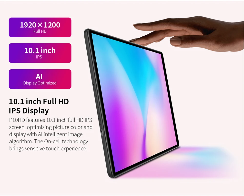 Teclast P10HD 10," Android 9,0 планшет 1920x1200 SC9863A Восьмиядерный 3 ГБ ОЗУ 32 Гб ПЗУ 4G сеть AI скоростные планшеты ПК двойной Wifi