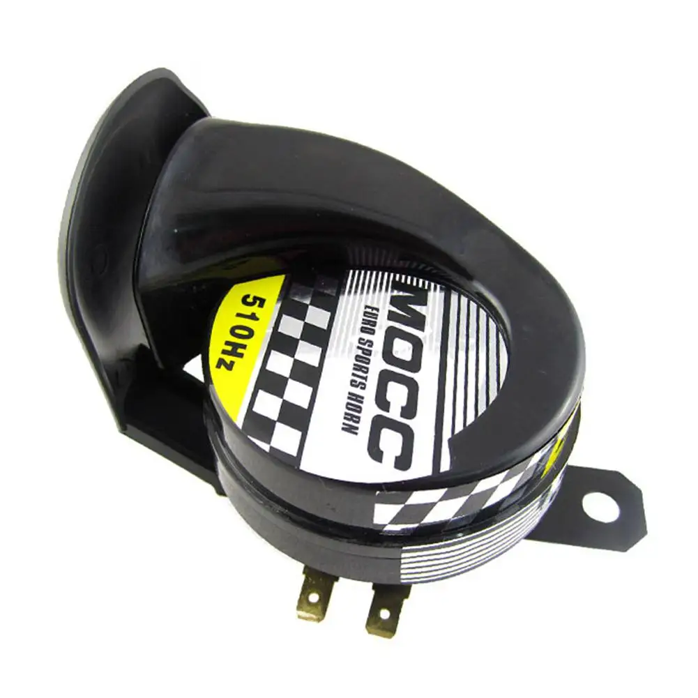 Мотоциклетный автомобильный металлический Рог улитки DC 12V 510hz однотоновый рог