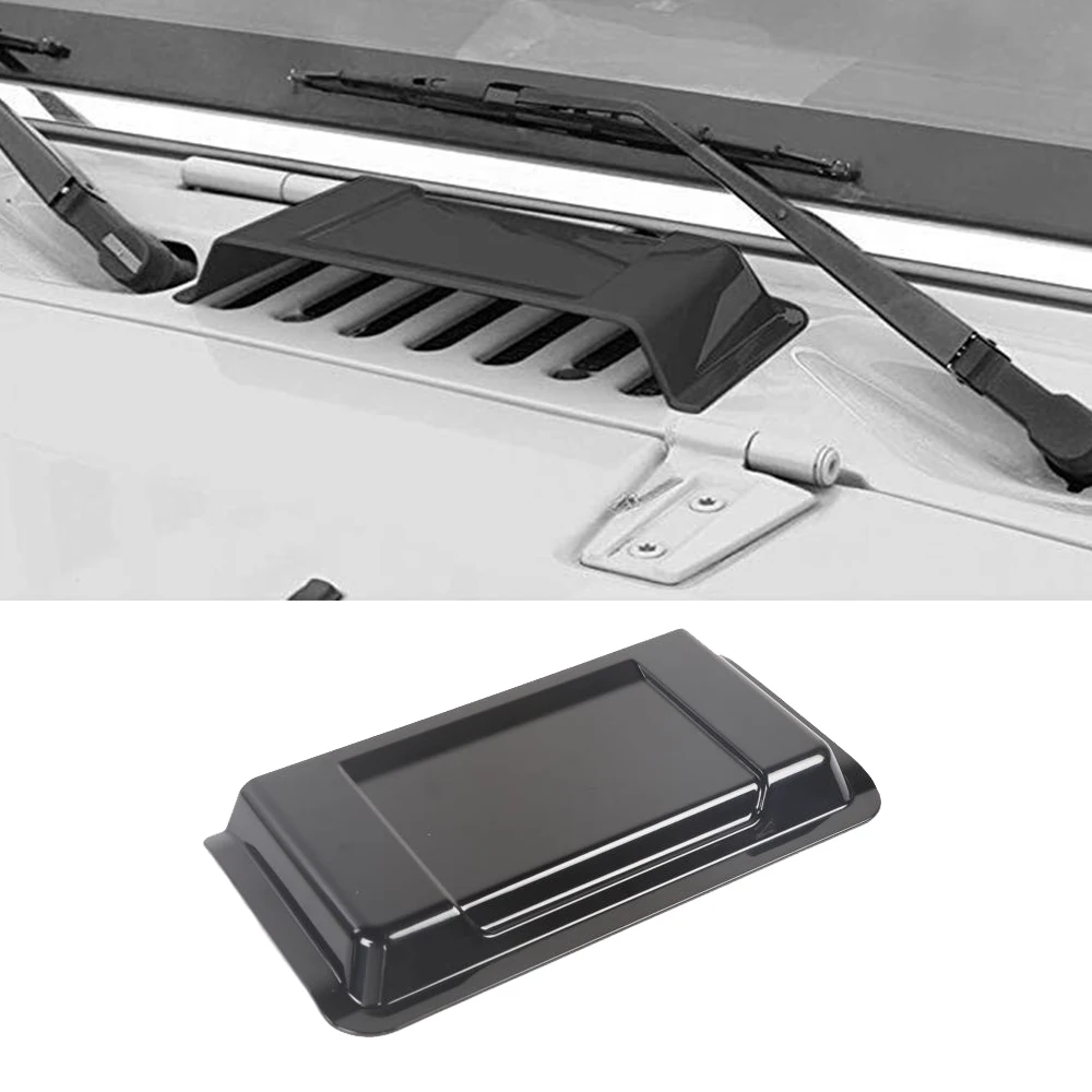 1 шт. Черный ABS пластиковый автомобильный обогреватель капота с вентиляционным