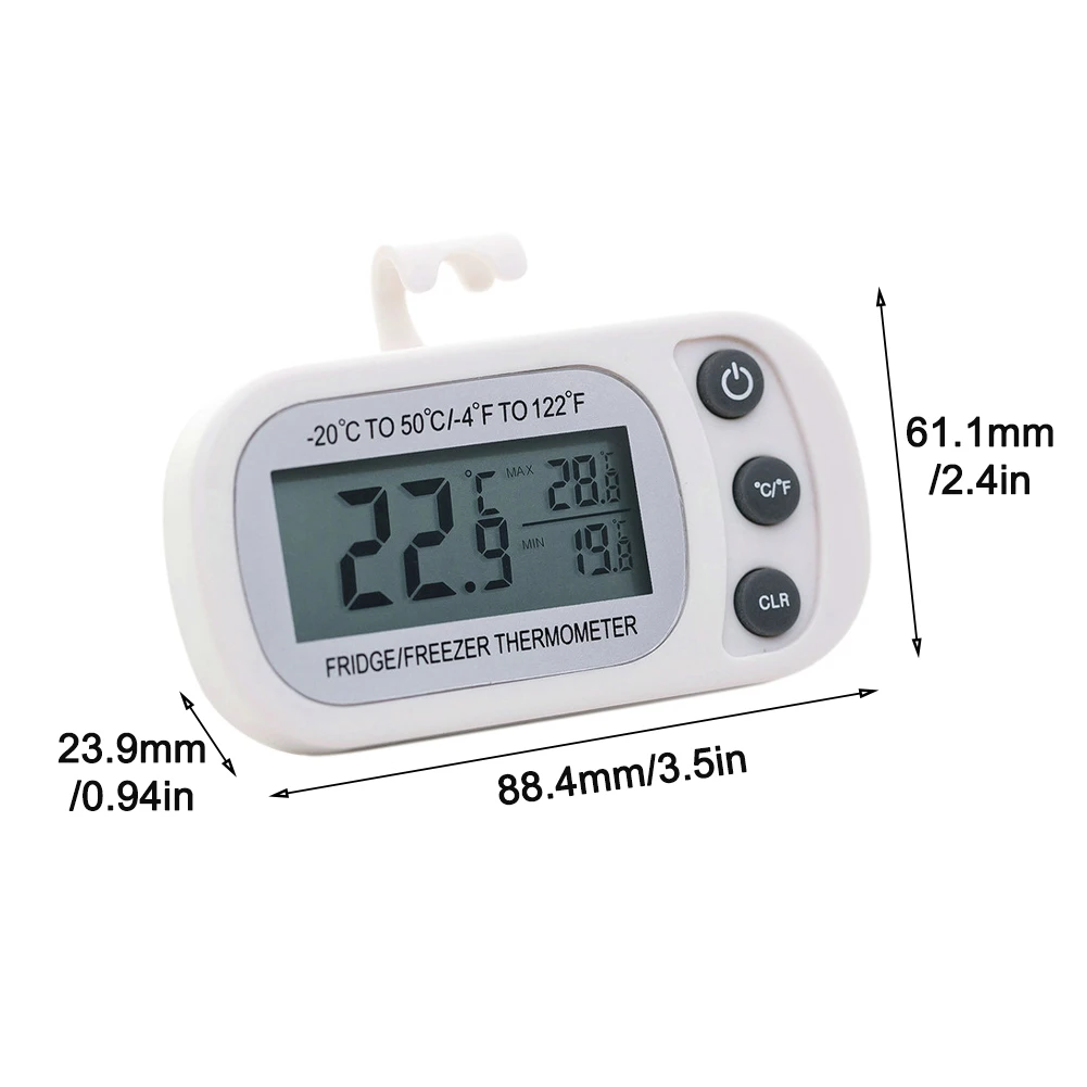 Термометр с магнитной задней крышкой для баров кафе ресторанов холодильников