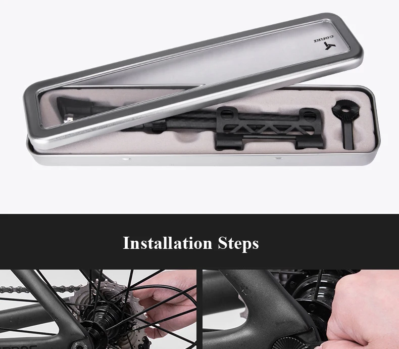 Велосипед ROCKBROS Kickstand Quick Release велосипедная ножная поддержка MTB дорожный велосипед углеродное волокно складной парковочный стеллаж велосипедная подставка