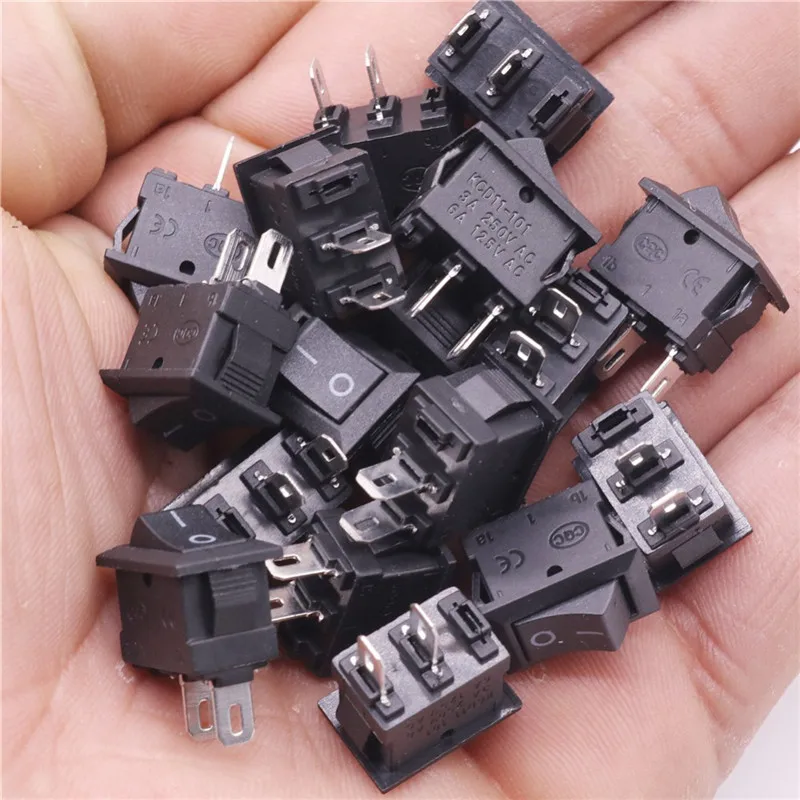 500 шт./лот 20*11*17 мм SPST 2PIN вкл/выкл G130 перекидной клавишный выключатель 3A/250 в автомобильный приборной панели грузовик RV ATV домашний CE сертификация