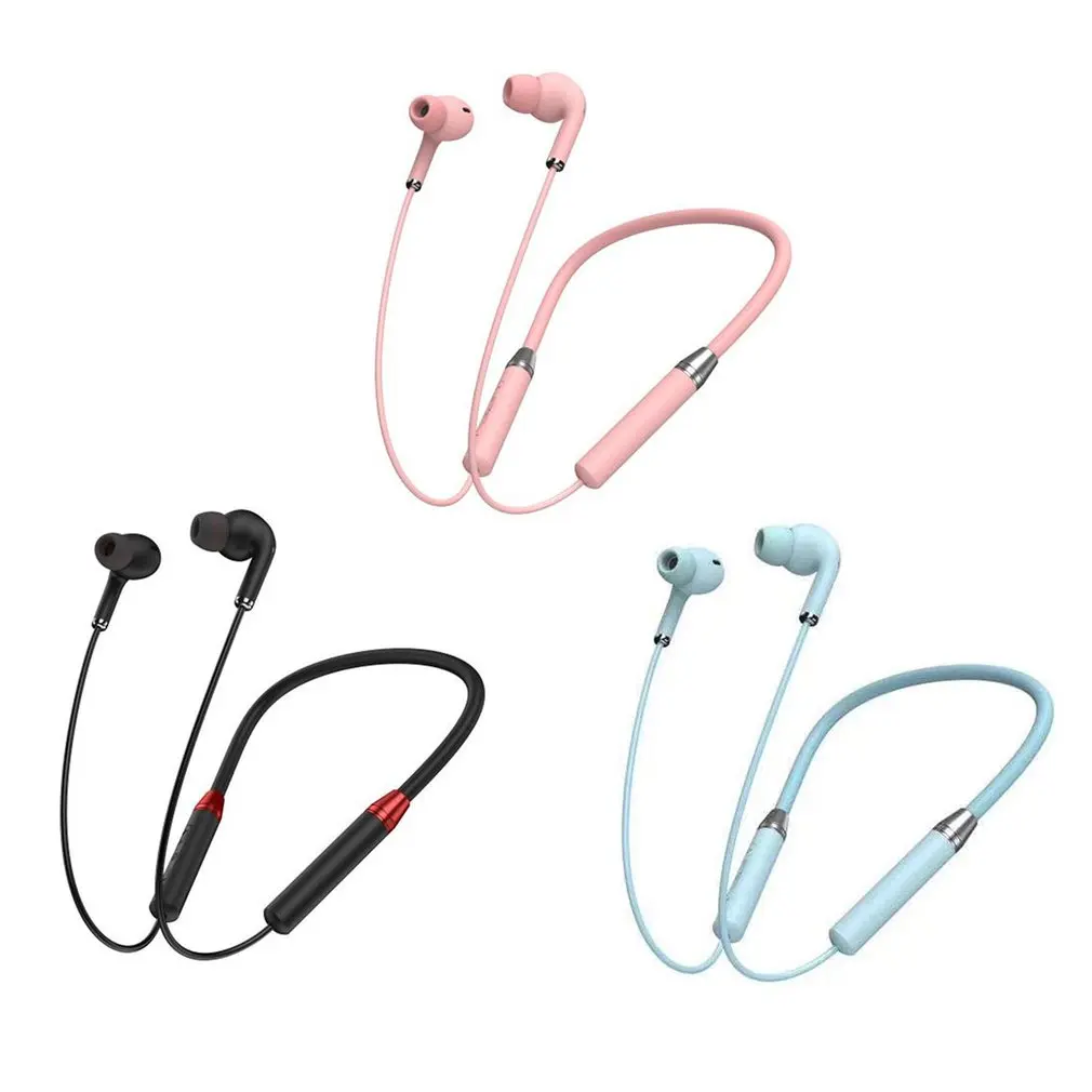 Беспроводные Bluetooth-наушники Спортивная гарнитура с лямкой на шее для бега NFC
