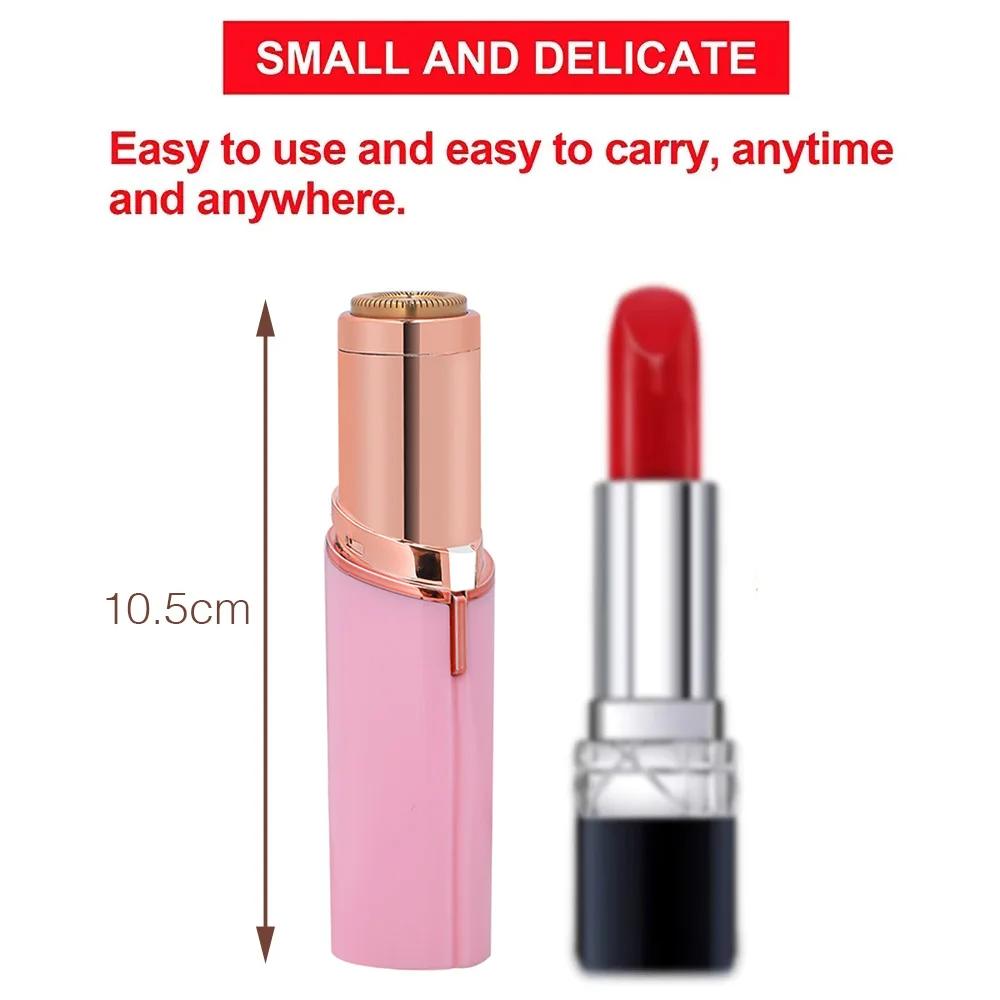 

Professional Electric Eyebrow Trimmer Mini Lip Hair Epilator Eye Brow Facial Hair Removal Painless Face Shaver for Women