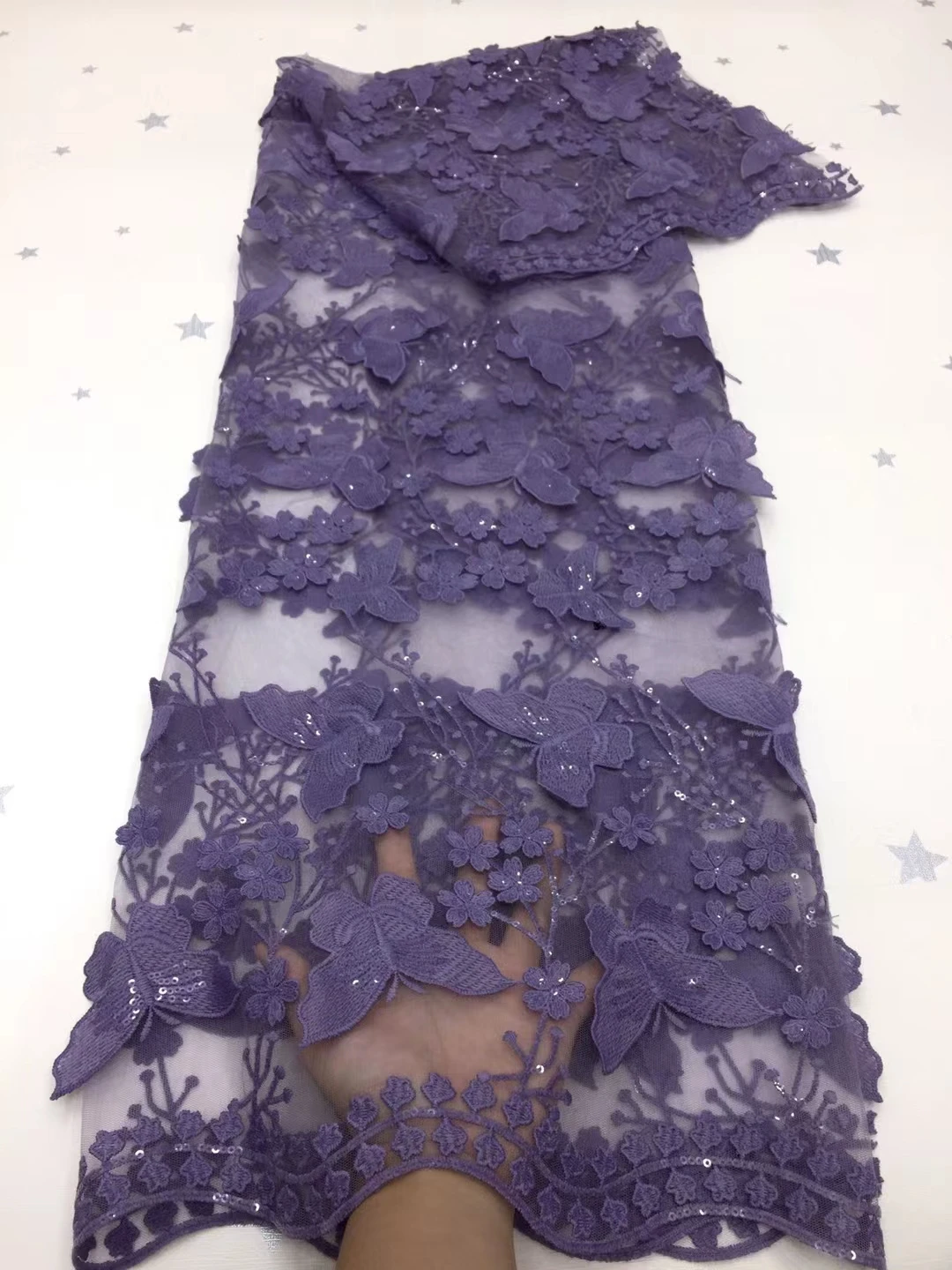 

Африканская кружевная ткань, 5 ярдов, 2021, высококачественный Тюль с вышивкой блестками, нигерийское свадебное платье Asoebi, кружевной материа...