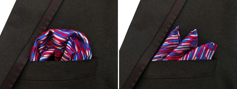 Модный Мужской Шелковый Атласный Карманный квадратный клетчатый цветочный