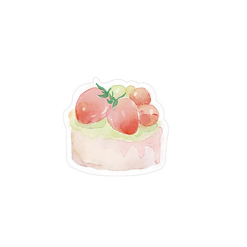 1 упак./лот милый розовый сладкий торт десерт ягода вишня памятка Липкие заметки