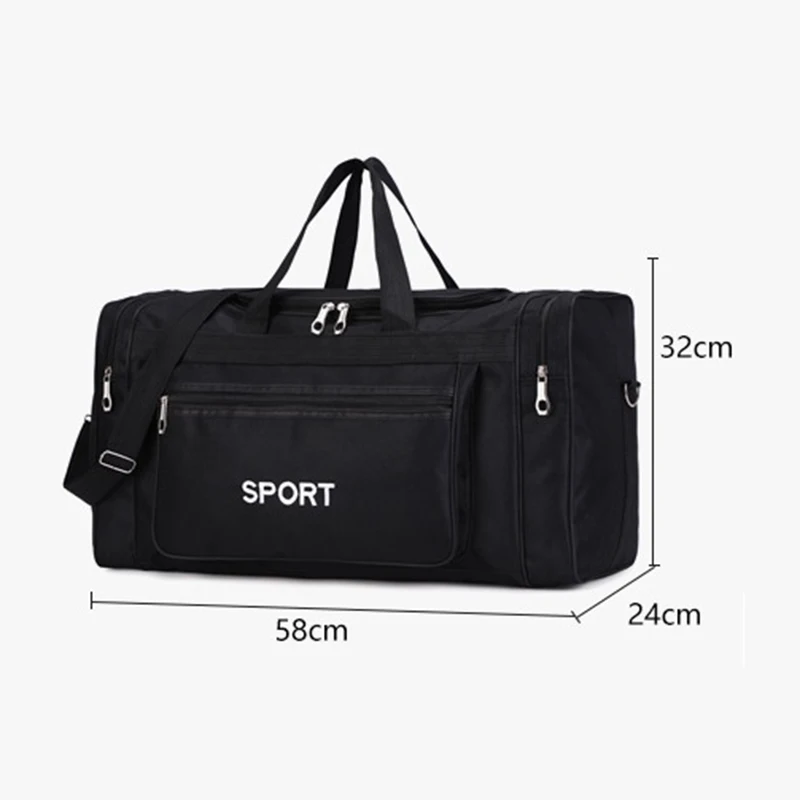 Waterproof Men Sport Travel Bag Women Gym Bags New Yoga Fitness Unisex Handbag Large Capacity Nylon Duffle | Багаж и сумки