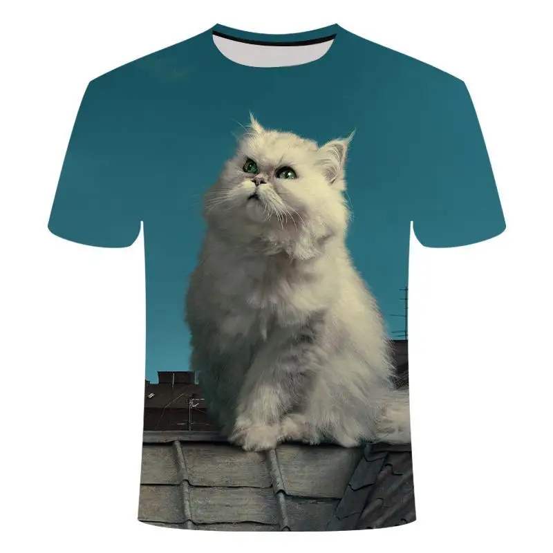 

Nieuwe Cool T -Shirt Mannen /Vrouwen 3d T-Shirt Print Twee Kat Korte Mouw Zomer Tops Tees T -Shirt Mannelijke Asian Sizes S -6xl