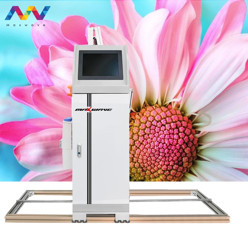 Koop Mw Custom-Made 3d Art Cmykl Uv Printing Inkjet Voor Muurschildering Wallpen Schilderen Machine Verticale Muur Printer