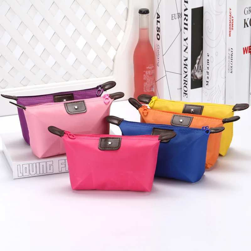 

Female bag portable multifunctional cosmetic bag, nylon dumpling cosmetic bag, waterproof storage toilet bag