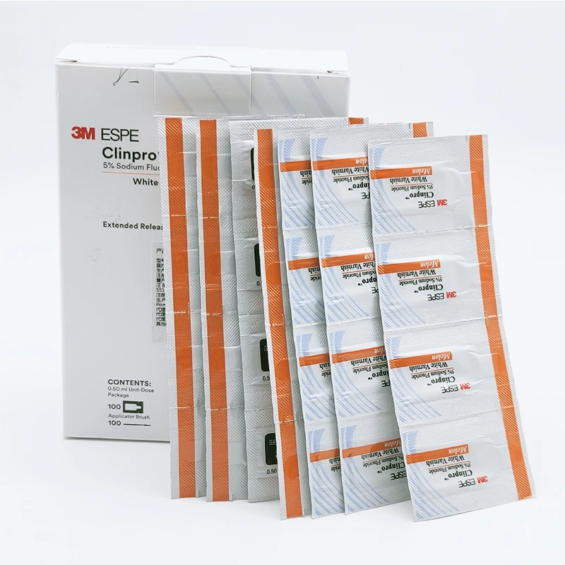 

10Packs Dental 3M ESPE 5% Sodium Fluoride White Varnish Mint Original Kids Use