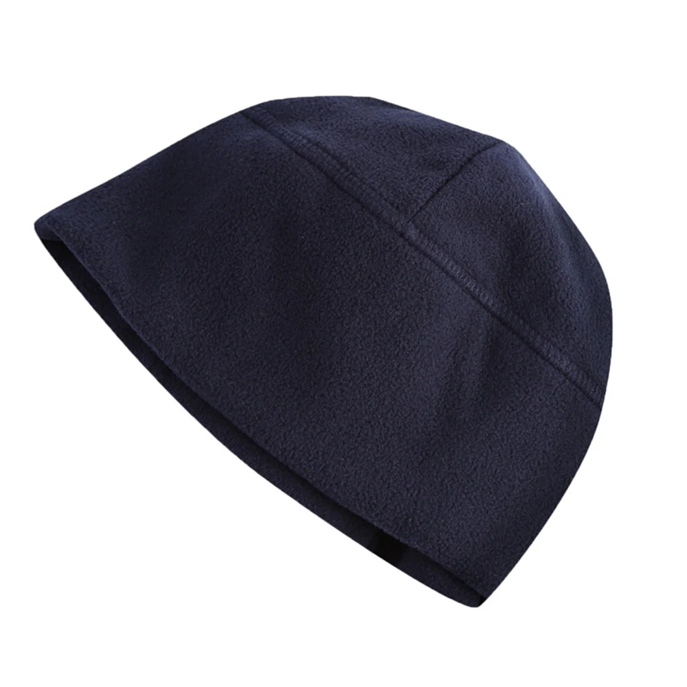 Зимняя уличная модная тактическая однотонная шапка полярные флисовые колпачки