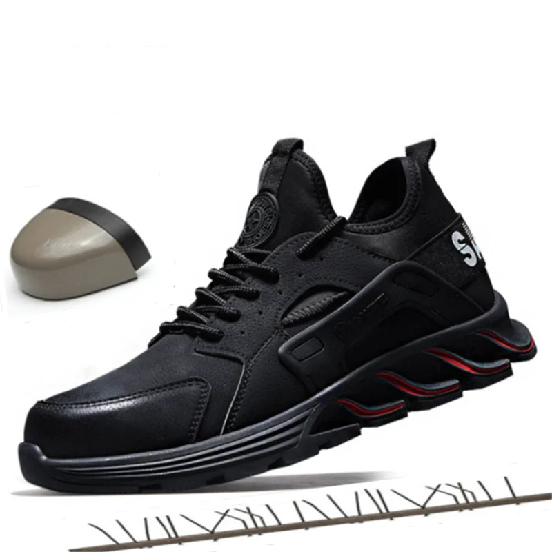 Мужские рабочие защитные ботинки со стальным носком роскошные брендовые