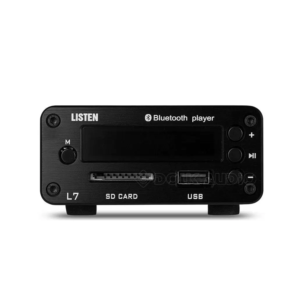 Nobsound HiFi Bluetooth 5,0 приемник DAC стерео аудио предусилитель USB музыкальный плеер fm-радио усилитель для наушников поддерживает u-диск SD