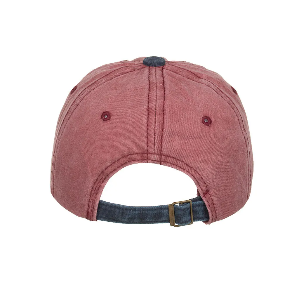 Популярная бейсбольная кепка в стиле ретро с эффектом потертости облегающая