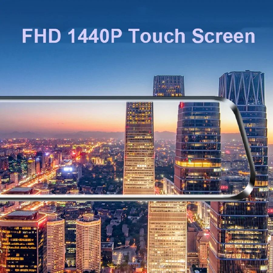 Зеркало заднего вида с функцией ночного видения 1440P | Автомобили и мотоциклы