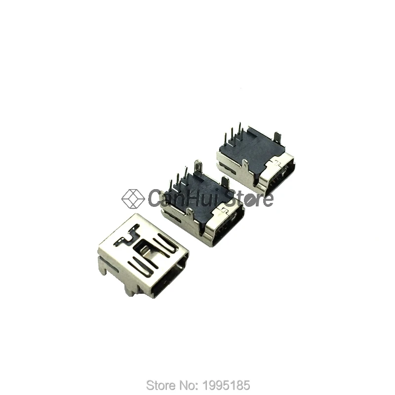 Мини-разъем USB SMD 5 контактов 180 градусов/90 градусов DIP-2 DIP-4 20 шт. | Обустройство дома