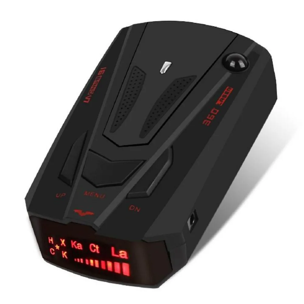 Прочный 16 Band 360 Автомобильный анти-полицейский gps камера лазерный антирадар DC12V